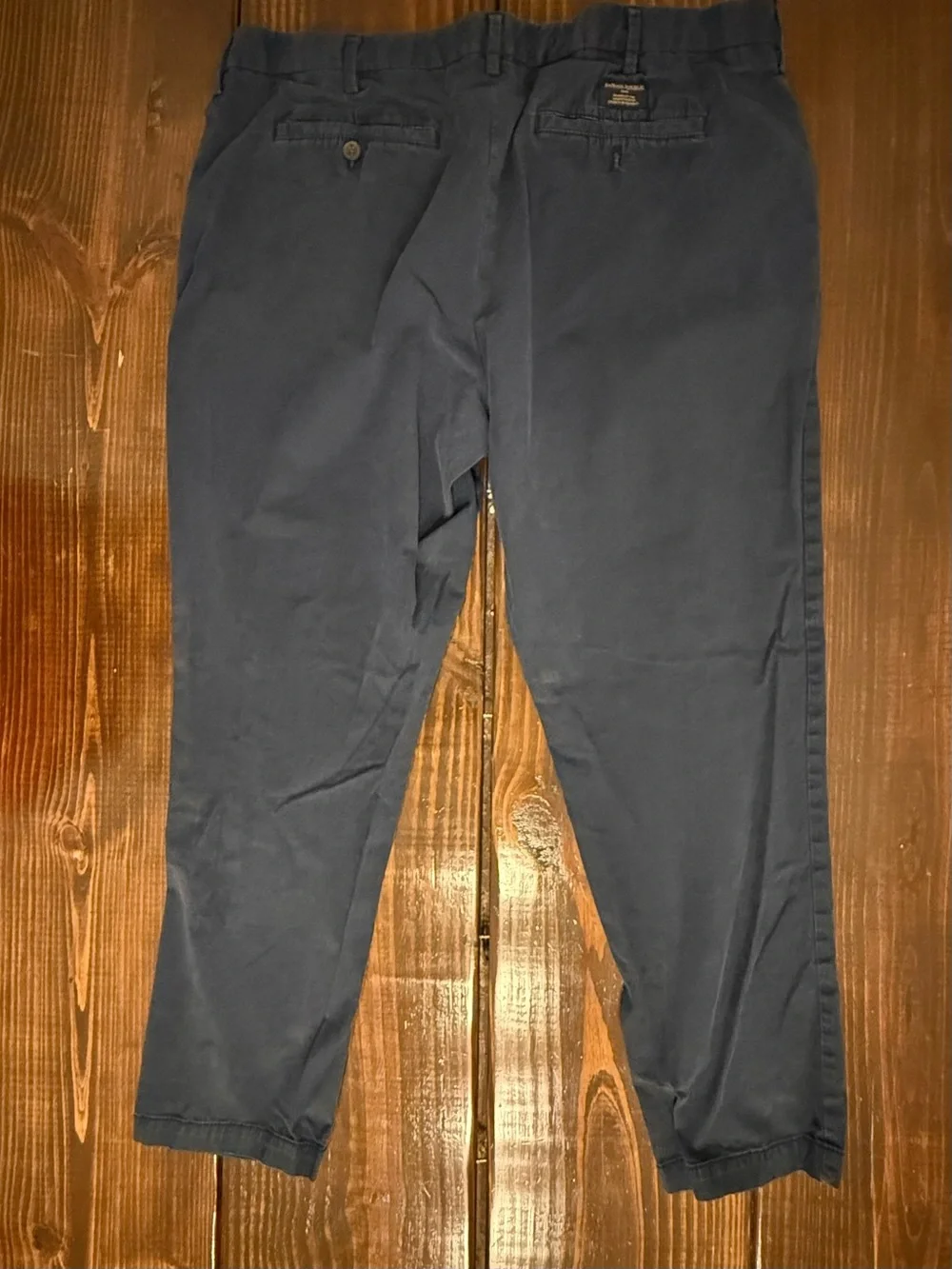 Banana Republic Dark Navy Slim Chinos